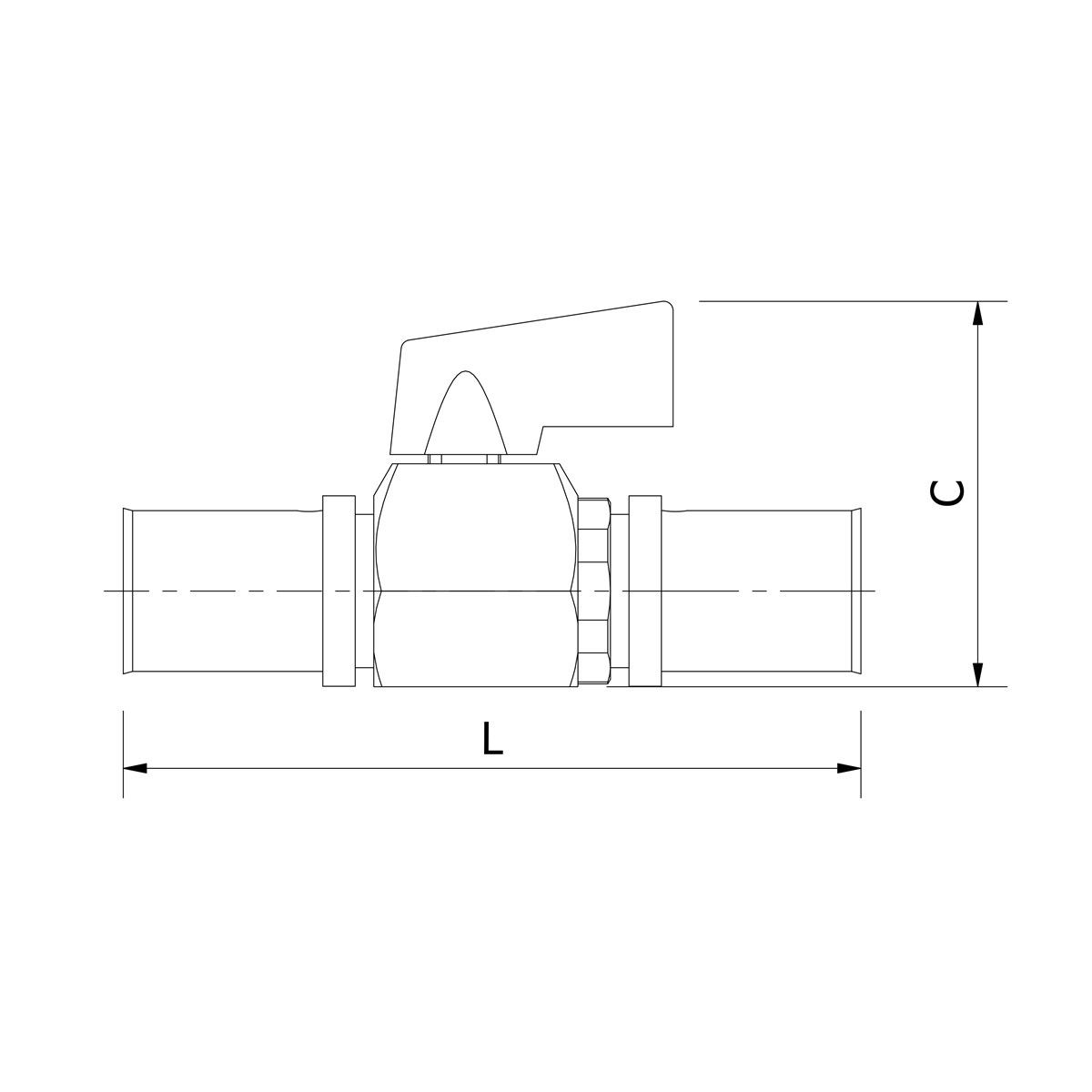 LK PressPex Kulventil AX16